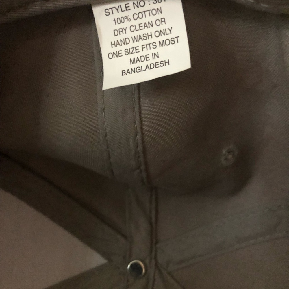 Mens Adjustable Baseball Cap Gray And Yellow - image 2